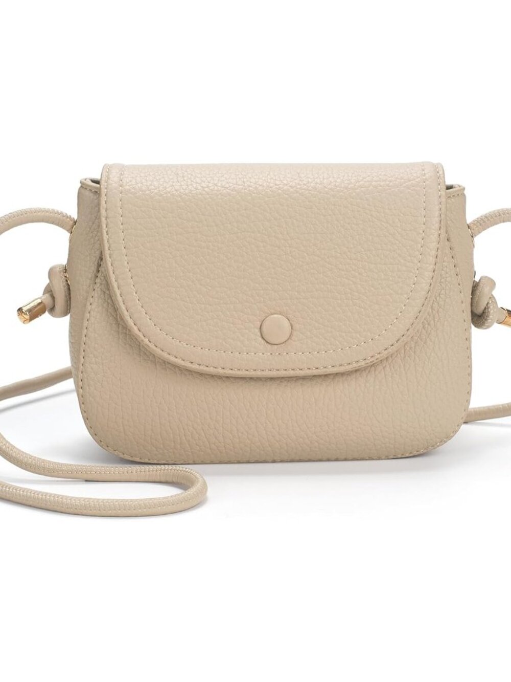 Small Crossbody Bag for Women - Vegan Leather Shoulder Bag Saddle Purse Flap Cro